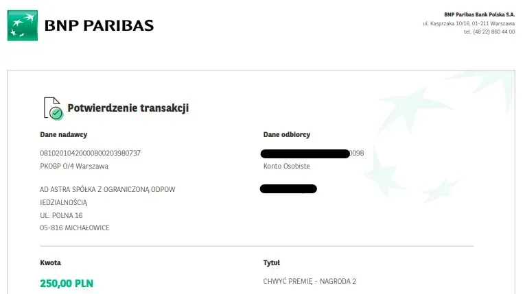 E-potwierdzenia BNP Paribas: Koniec z papierowymi pokwitowaniami