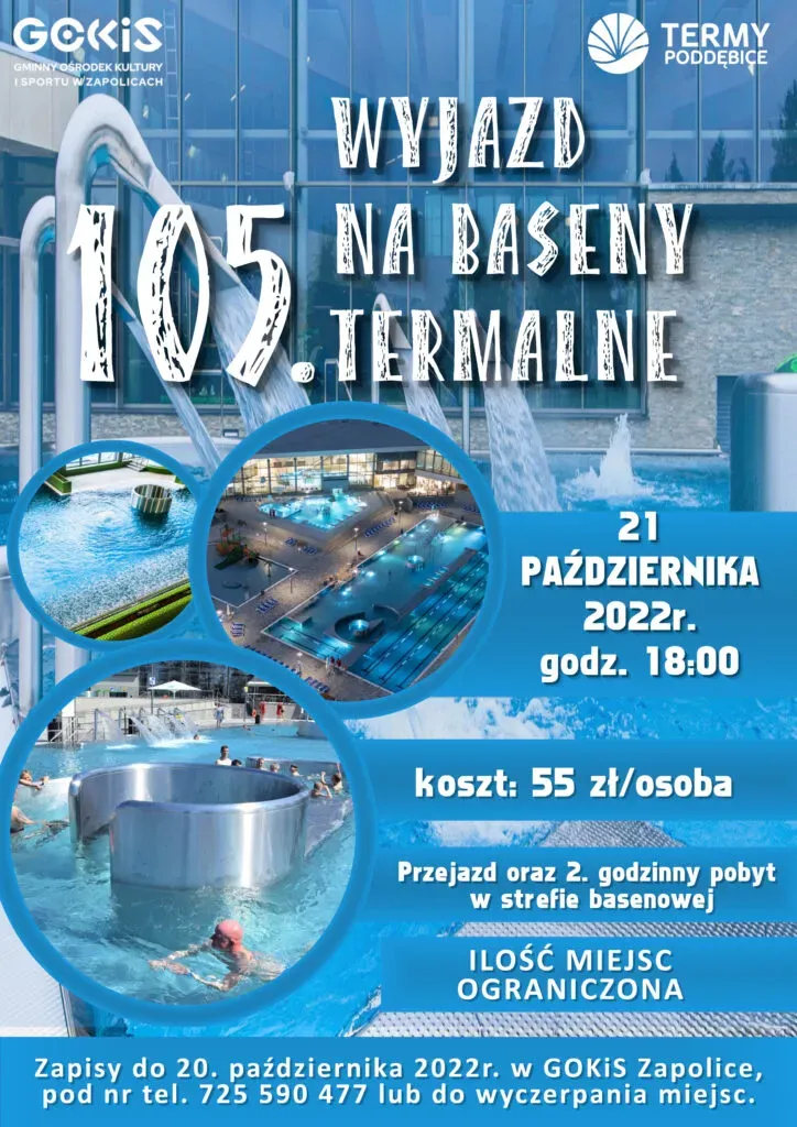 Wyjazd na baseny termalne – Chochołów z Kobióra